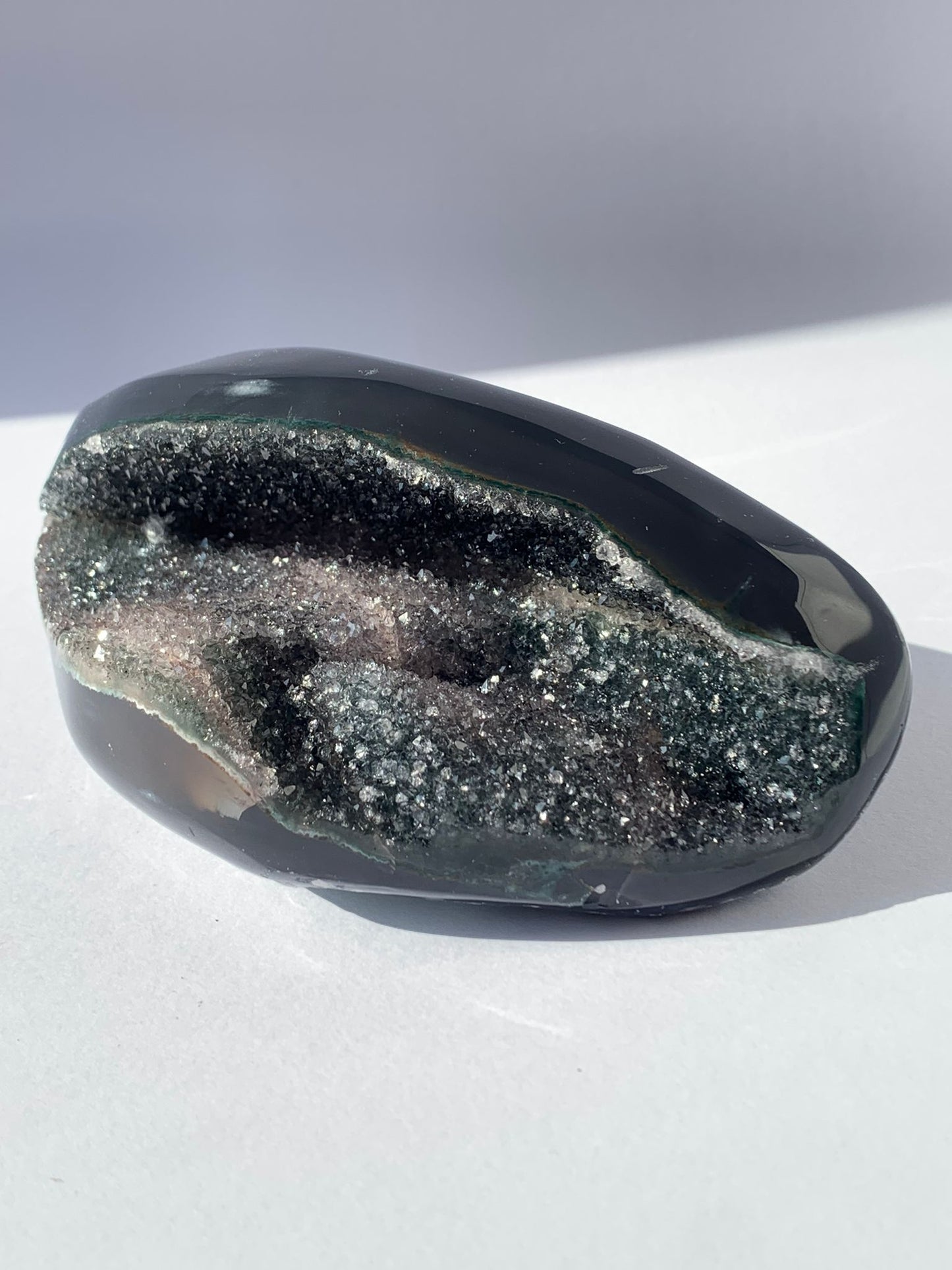 Geode di ametista 984 gr / Rilassamento ed equilibrio