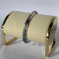 Bracciale regolabile sfaccettato in fluorite / Cambiamenti e spiritualità
