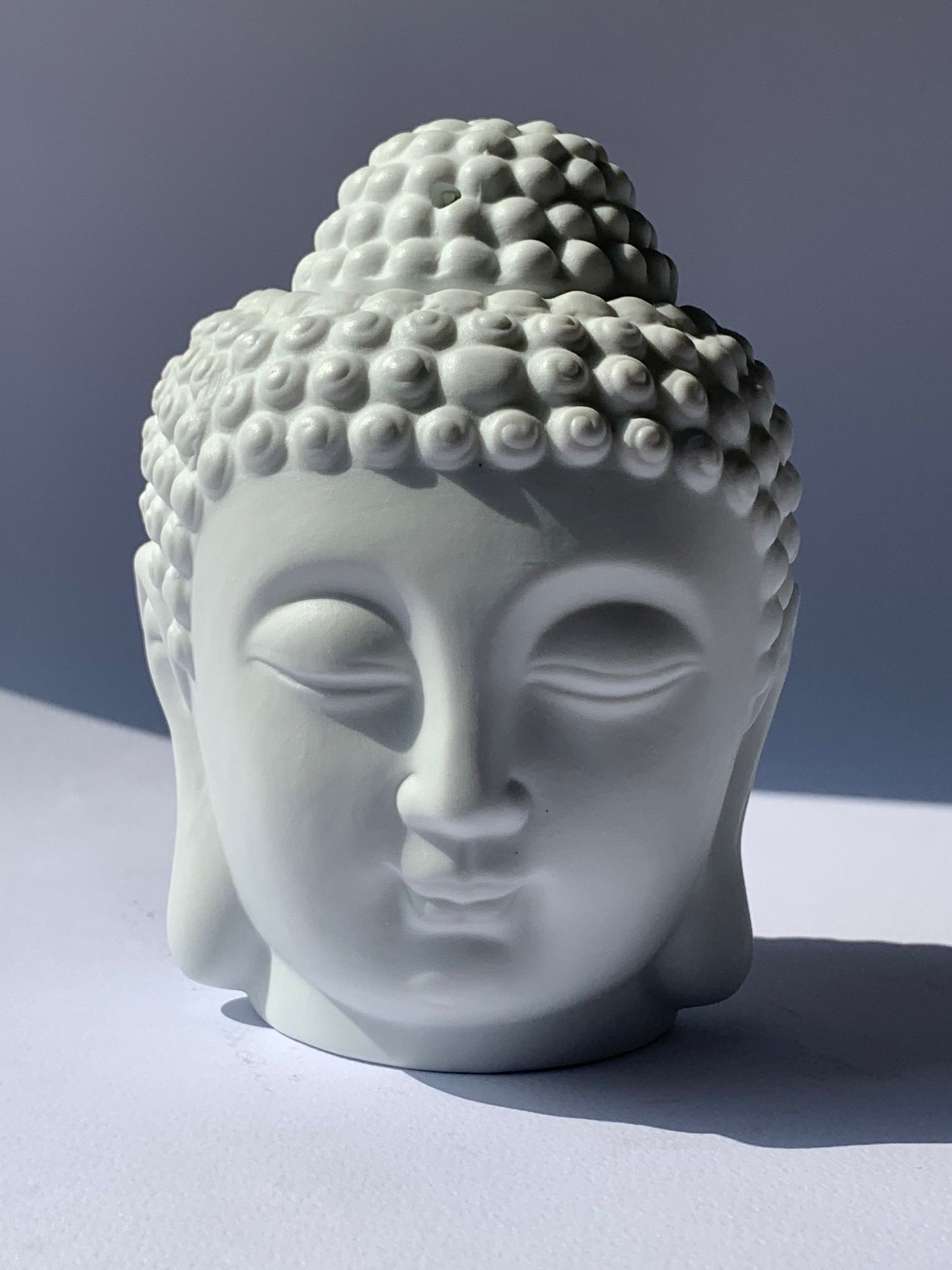 Bruciatore di oli essenziali e scaldacera a forma di Buddha in ceramica