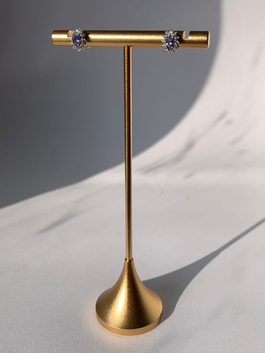 Orecchini in tanzanite di argento 925 / Autorealizzazione ed emancipazione