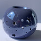 Bruciatore di oli essenziali e scaldacera in ceramica iridescente STAR