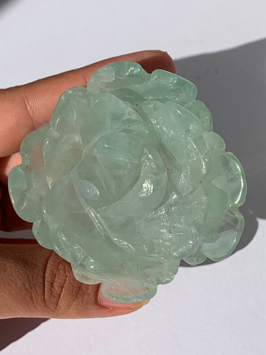 Rosa in fluorite / Cambiamenti e spiritualità