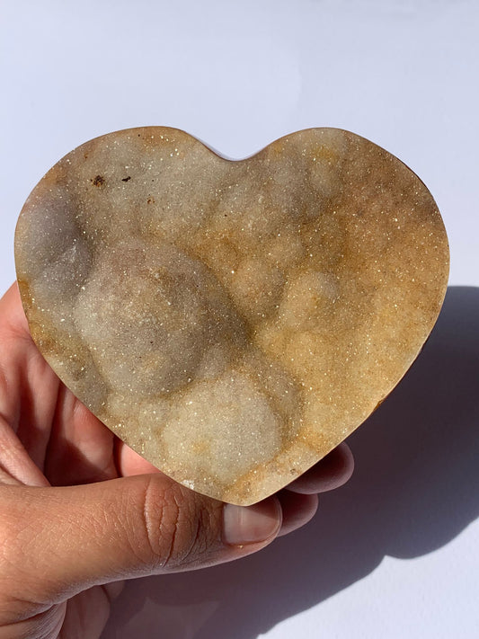 Cuore in agata / Protezione ed armonia