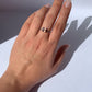 Anello regolabile in ametrino di argento 925 / Abbondanza e gioia