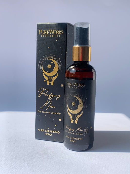 Spray per ambienti di palo santo e lavanda (Purificazione lunare) / 100ml