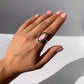 Adjustable Labradorite Ring in 925 Silver / Intuition and Transformation