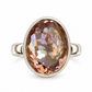 Anello regolabile in ametrino di argento 925 / Abbondanza e gioia