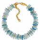 Collana MAXI regolabile in acquamarina / Armonia e tranquillità