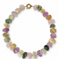 Collana MAXI in ametista, citrino, quarzo rosa e prehnite / Equilibrio energetico ed armonia interiore