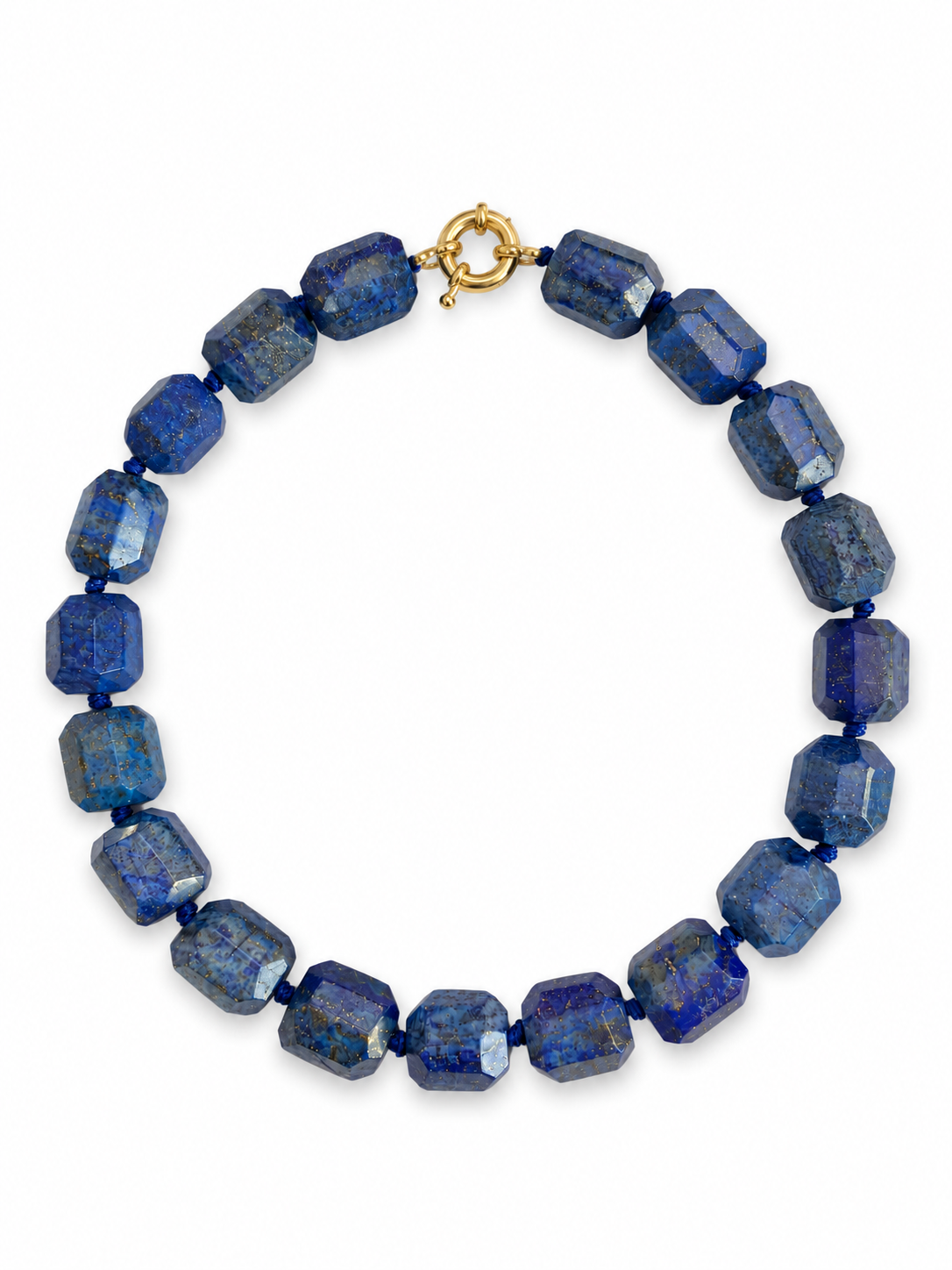 Collana MAXI in lapislazzuli / Equilibrio e chiarezza