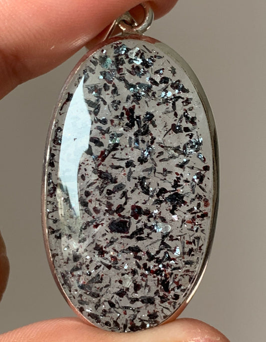 Ciondolo in super seven di argento 925 / Alta vibrazione e potenziatore energetico