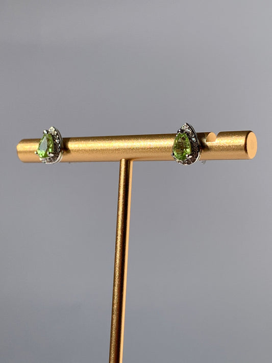 Amethyst, Peridot and Topaz Pendant in 925 Silver / Relaxation and Balance