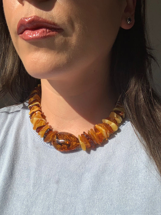Collana in ambra baltica / Ottimismo e fiducia