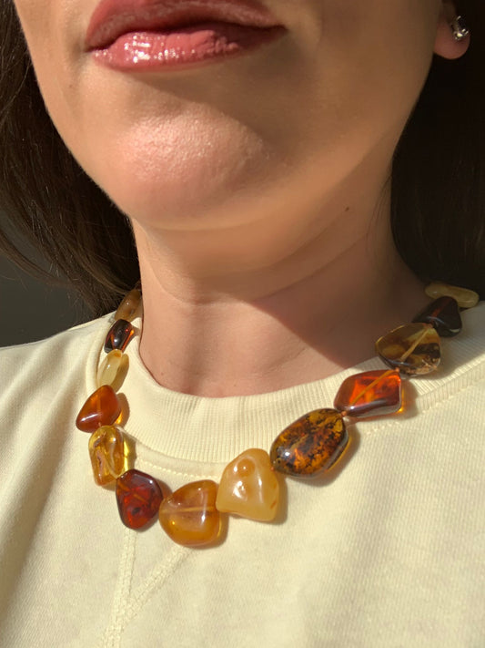 Collana in ambra baltica / Ottimismo e fiducia