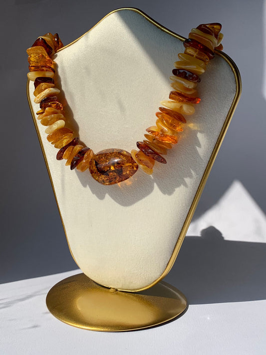 Collana in ambra baltica / Ottimismo e fiducia