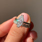 Anillo ajustable de moissanita en plata 925 / Potencial interno y prosperidad