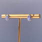 Adjustable Tanzanite Ring in 925 Silver Gold Plated / Self-Realization and Empowerment