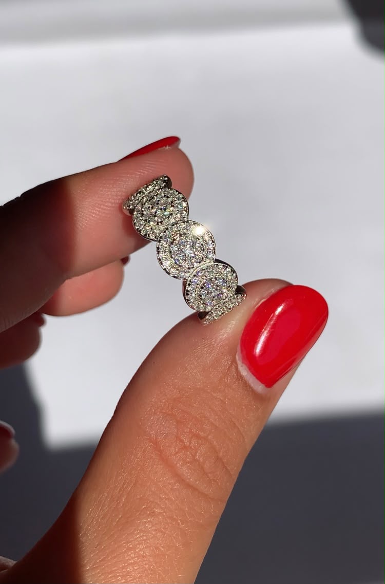 Anillo ajustable de moissanita en plata 925 / Potencial interno y prosperidad