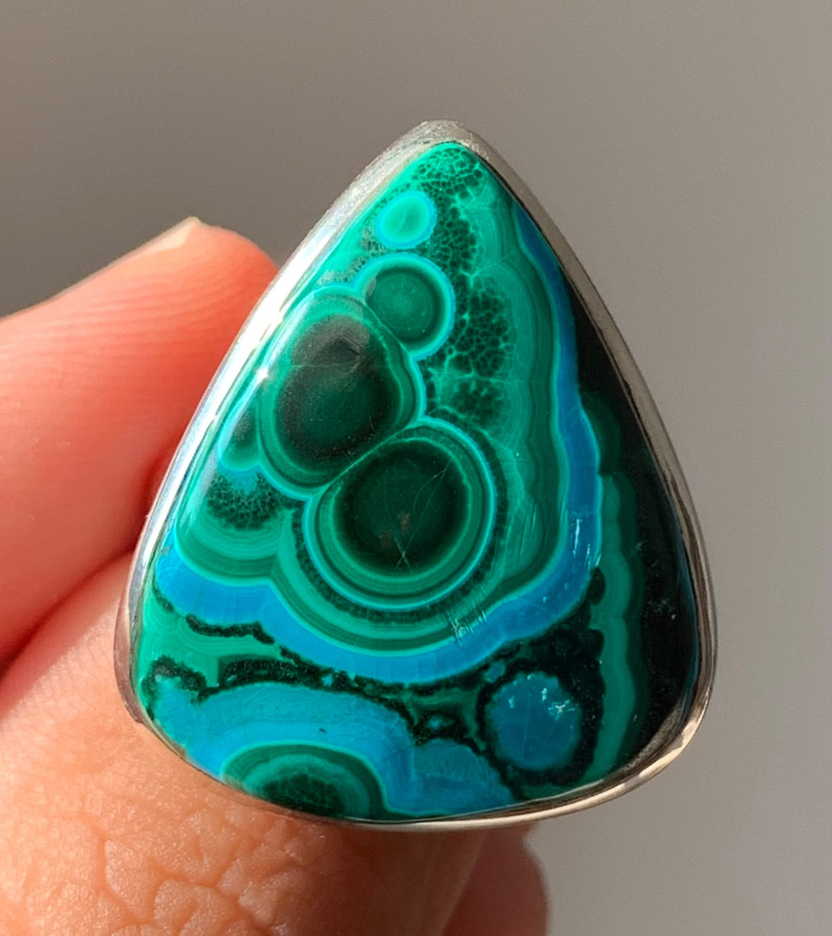 Adjustable Labradorite Ring in 925 Silver / Intuition and Transformation