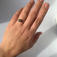 Anello regolabile in agata muschiata di argento 925 / Ottimismo ed equilibrio