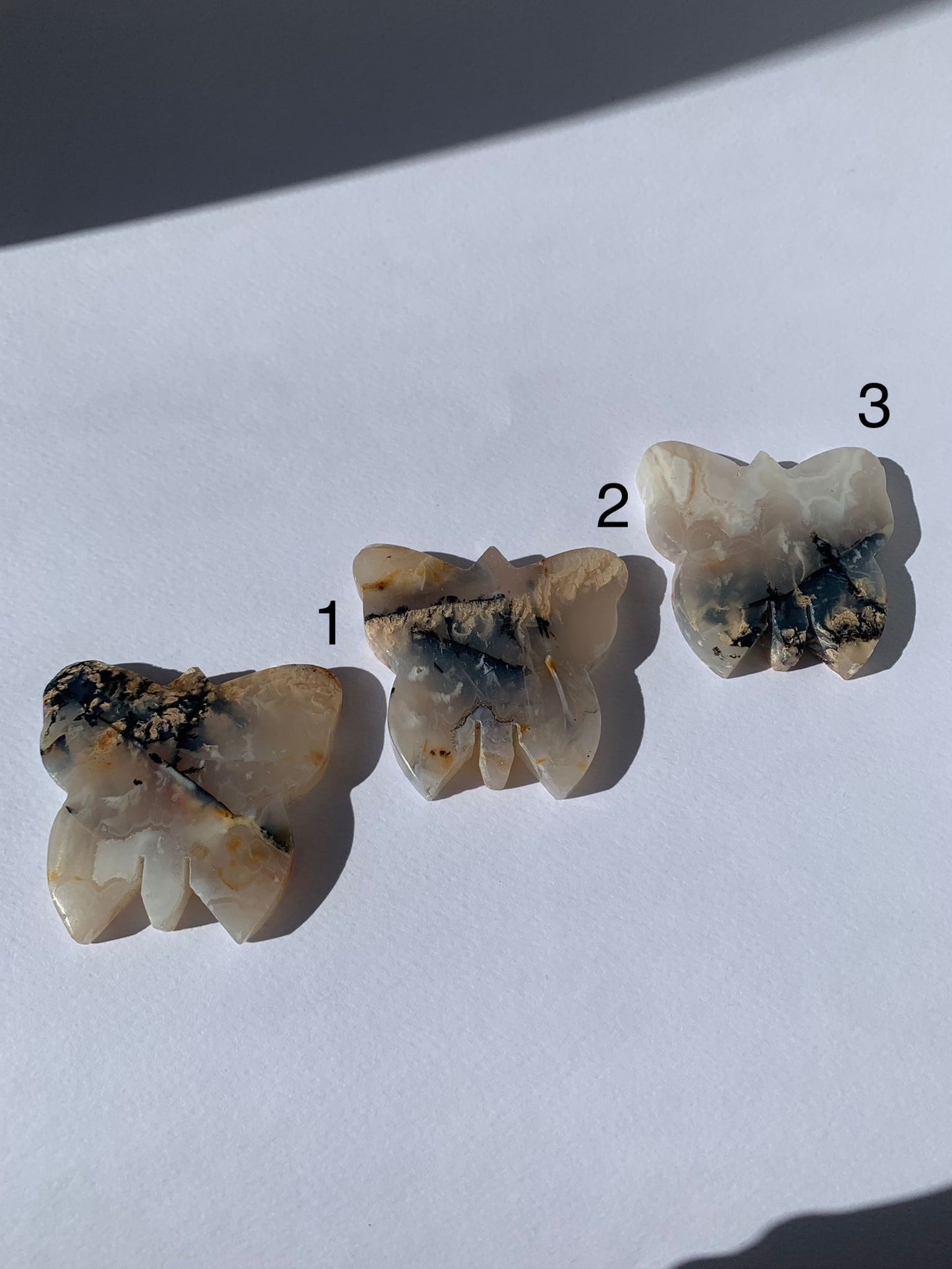 Dendritic Agate Butterfly / Tranquility and Maturity