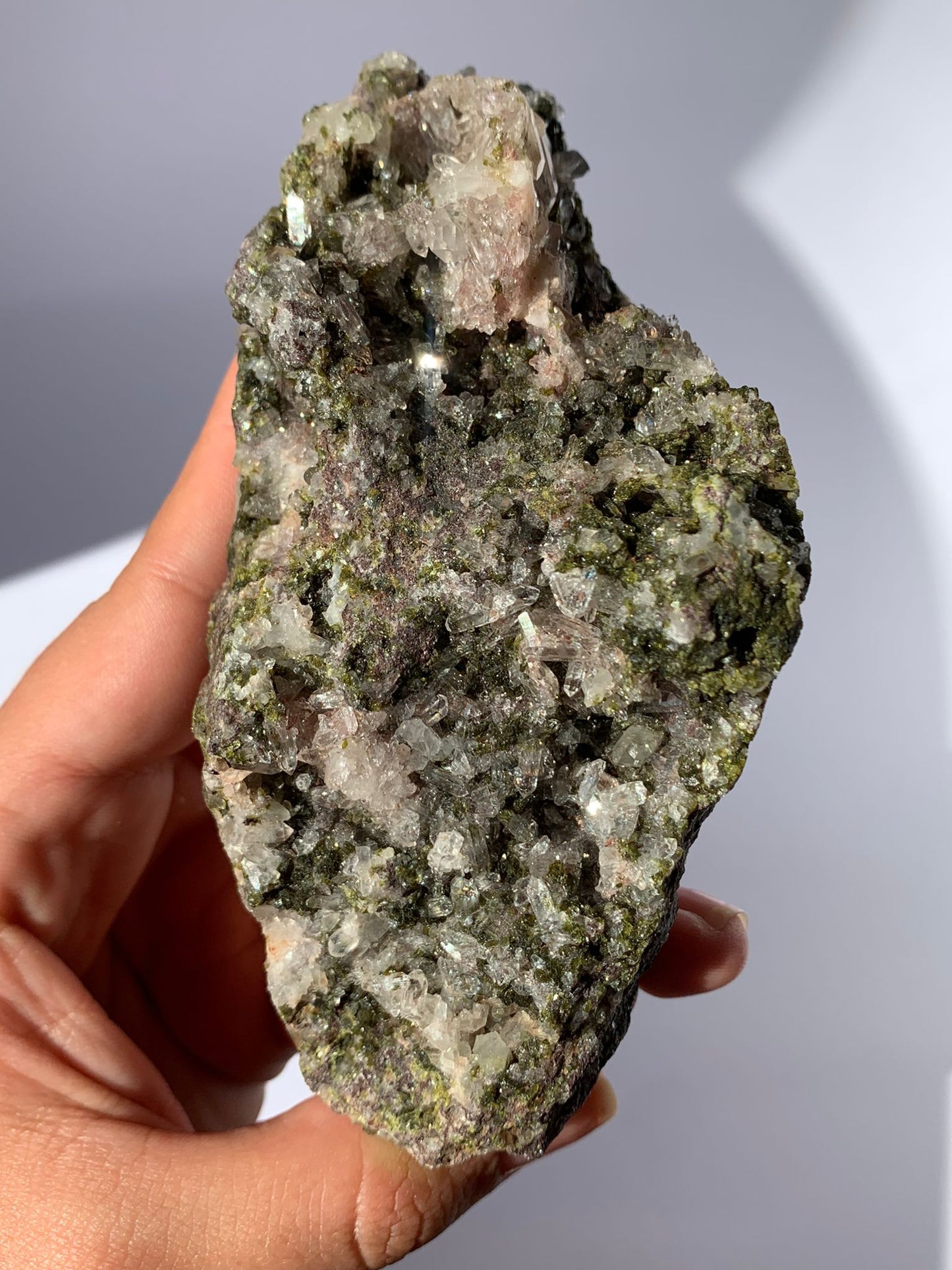 Specimen di lodolite (Quarzo giardino) / Armonizzazione ed equilibrio