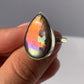 Anello regolabile in labradorite di argento 925 / Intuizione e trasformazione