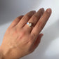 Anillo de piedra lunar y topacio blanco en plata 925 / Feminidad y magnetismo