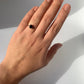 Anello regolabile in spinello nero di argento 925 / Positività e calma
