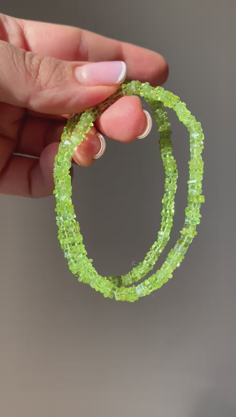 Amethyst, Peridot and Topaz Pendant in 925 Silver / Relaxation and Balance