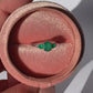 Anillo de ónix verde elaborado en plata 925 / Autocontrol y positividad